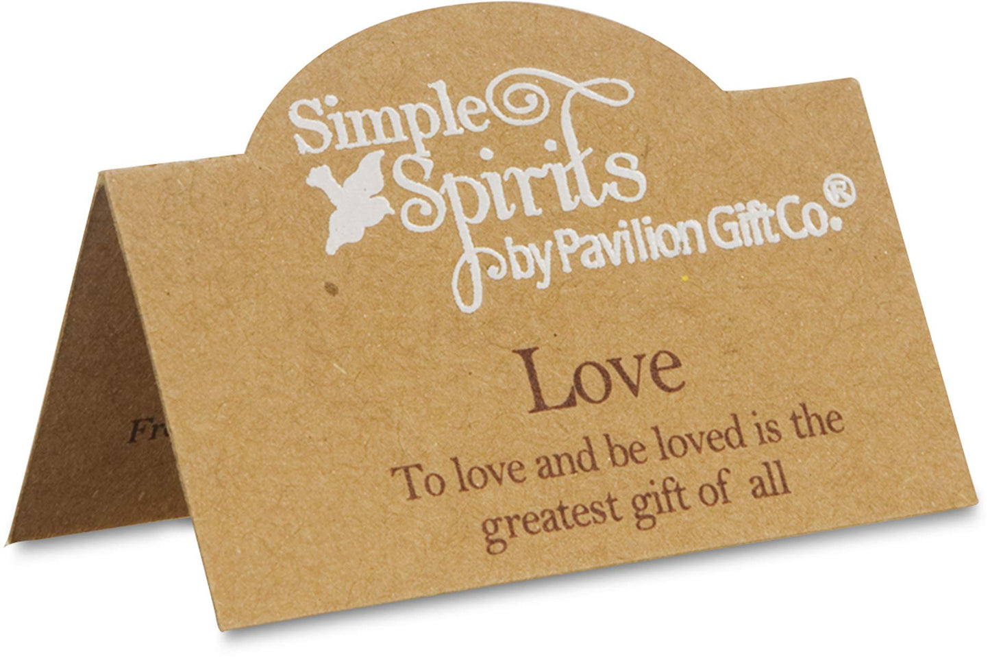 Pavilion Gift Company Simple Spirits 41008 Angel Figurine Holding Hearts  7-1/2-Inch  Love