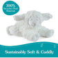 GUND Baby Sustainable Lamb Rattle - 100% Recycled Plush, 7” White Stuffed Animal Toy