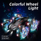 Jovow RC Stunt Car, 2.4GHz 4WD Gesture Sensing Remote Control Car with Cool Light and Music, Double-Sided 360 Flips RC Cars for