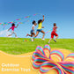 Hiunicorn 12Pcs Rainbow Party Favors Dance Ribbons For Kids Circus Carnival Rhythmic Gymnastics Birthday Party Decoration Supplies, Ribbon Baton Twirling Sticks Silks Streamers Wands For Girls