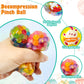 12Pcs Easter Marble Eggs With Fidget Stress Balls, 1Pc Non Woven Bags For Easter Theme Party Favors, Supplies For Easter Egg Hun