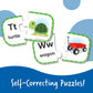 Learning Resources Abc Puzzle Cards, Kindergarten Readiness, Self Correcting Puzzles, Alphabet Learning Games, Puzzles For Toddl