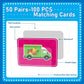 Gisgfim 50 Pairs Memory Matching Game For Kids Trucks Concentration Games For Preschool Educational Ages 4-8 A Fun & Fast Vehicl