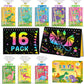 Party Favors Birthday Gifts For Kids: 16 Pack Scratch Art Notebook Party Favors For Kids Goodie Bags Stuffers Girls Boys Art Cra