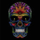 Crystal Art Diamond Painting Notebook - Skull Notebook Kit - Create a Sparkling Notebook Cover using Crystals - For ages 8 and u