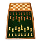 PALM ROYAL HANDICRAFTS 12 Inches Handmade Drawer Wooden Chess Board Set Made With Indian Rosewood | Inbuilt Storage Compatment F