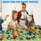 Tenhorses Party Favors For Kids Building Set, 26 Pack Animals Building Block Toys Valentines Classroom Prizes Goodie Bags, Easte
