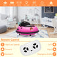 12V Electric Ride On Bumper Car For Toddlers, Kids Bumper Car With Remote Control, 360 Degree Spin, 3 Speed, Led Lights, Dual Jo