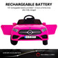 Bopilon Kids Electric Ride on Car with Remote Control, 12V Licensed Mercedes Benz Kids Car Battery Powered Electric Vehicles Toy
