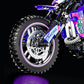 Mesiondy Motorcycle Building Block Set - 476 PCS Plastic Model Kit for Ages 6+, Red, Model MY137