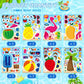 24 Sheets Summer Make A Face Sticker Hawaii Tropical Pool Beach Stickers For Kids, Make Your Own Watermelon Pineapple Flamingo S