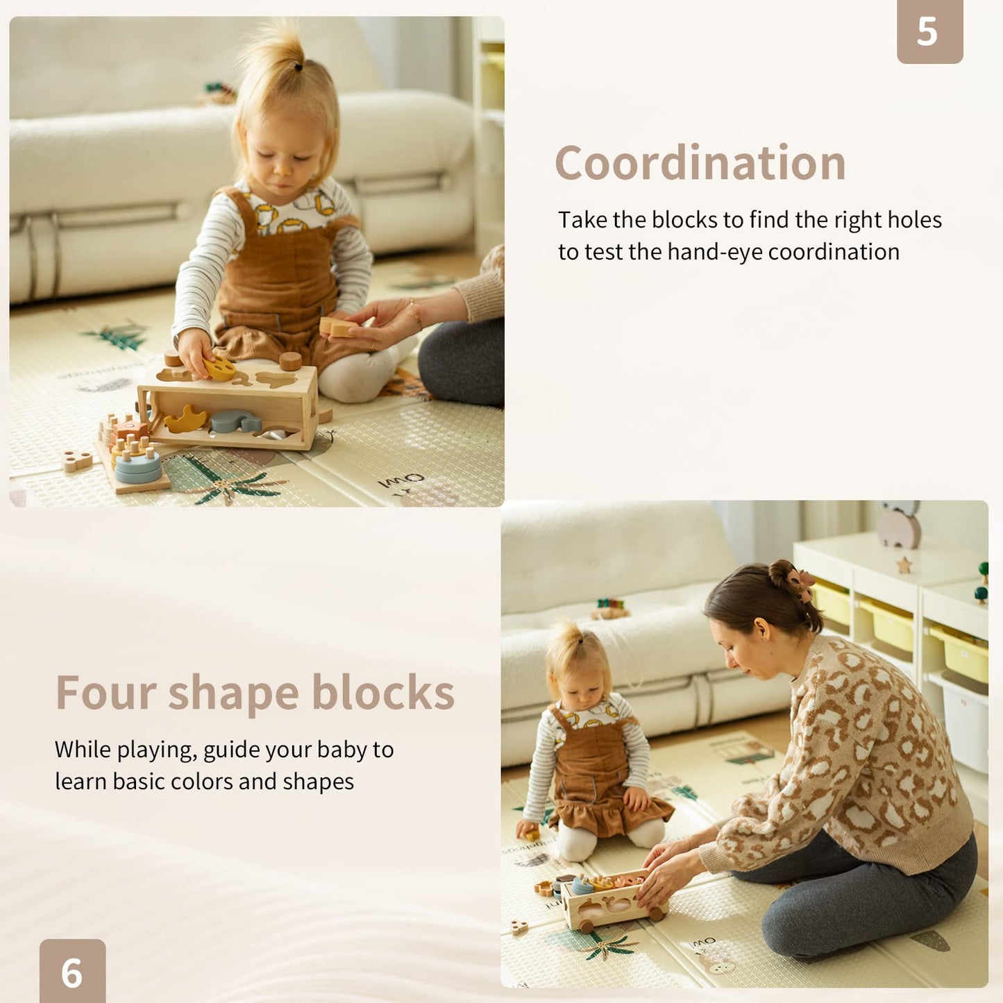Samonyed Shape Sorter Toys For Toddlers 1-3 Montessori Stack Toy Car For 1 Year Oldbaby Blocks Sorting Wooden&Silicone Education