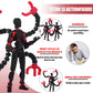PkghoKids T13 Action Figure - 7.2 Inch Multi-Jointed Movable Toy, Black Red - Assembled Desktop Decoration for Collectors