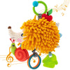 Caloogn Car Seat Toys For Babies 0-6 Months,Stroller Crib Plush Toys For Babies,Carseat Toys Hanging And Infant Musical Toys To 