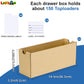 Leyzan Card Storage Box For Toploader, 12  600 Count Cardboard Trading Card Organizer Box With Dividers For Sports Tcg Mtg, Brow