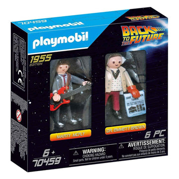 Playmobil 70459 Back To The Future Marty And Doc, For Children Ages 6+, Fun Imaginative Role-Play, Playsets Suitable For Children Ages 4+