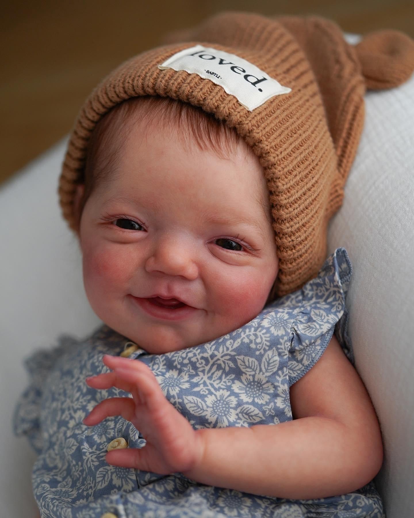 Zero Pam Real Looking Reborn Baby Dolls Silicone Full Body Vinyl Newborn Babies Girls,20 Inch Realistic Smiling Reborn Toddler A