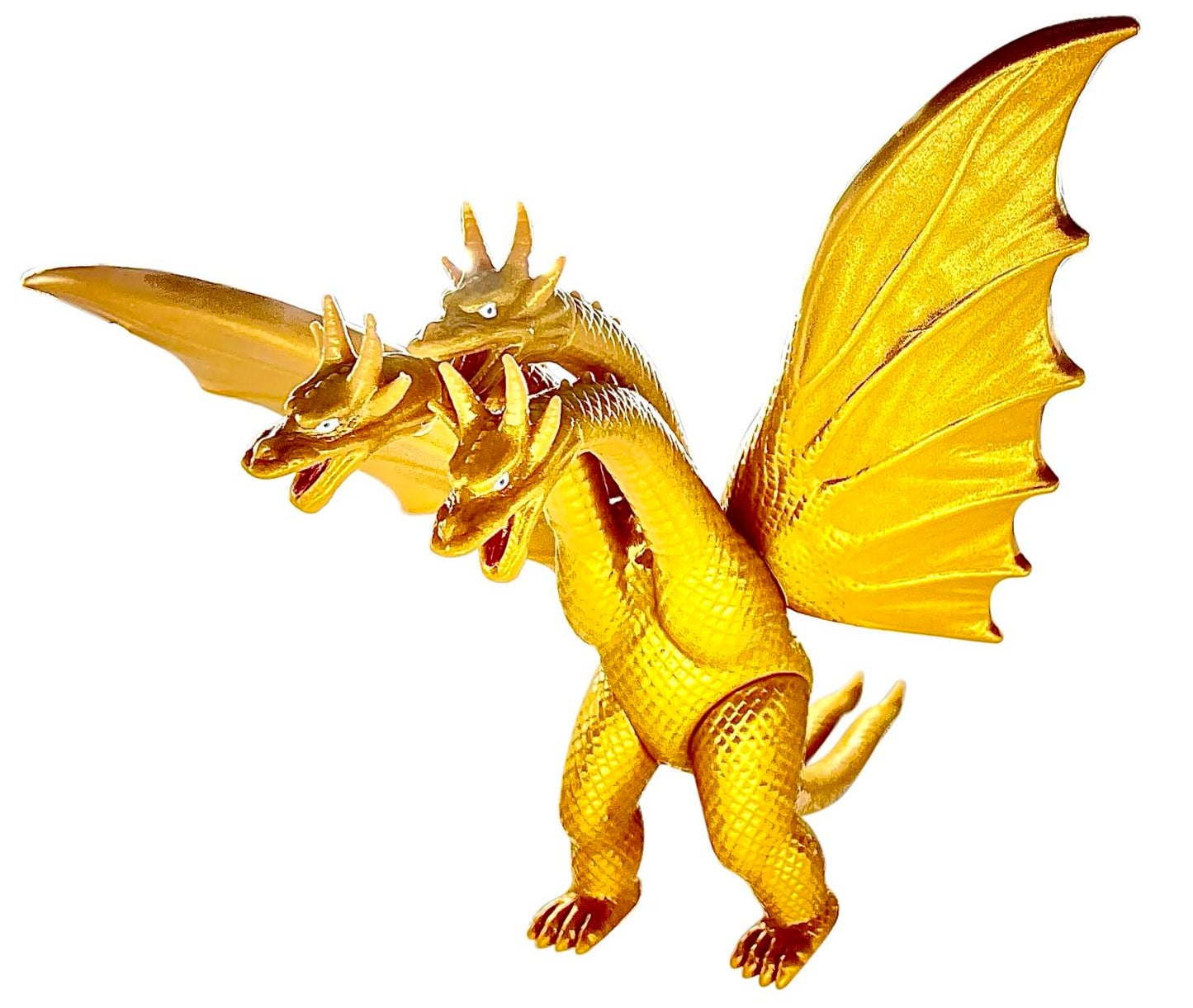 Twcare King Ghidorah, 1964 Movie Series Movable Joints King Of The Monsters Dinosaur Action Figures, Travel Bag