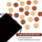 72 Pieces Wood Checkers 1.06 Inch Wooden Checkers Pieces Set with Stackable Ridge in Drawstring Storage Pouch for Board Game  Dark Brown and Natural