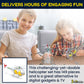 3 Bees & Me Metal Helicopter Erector Set | STEM Building Kit for Ages 8+ | Educational Gift | Multicolor