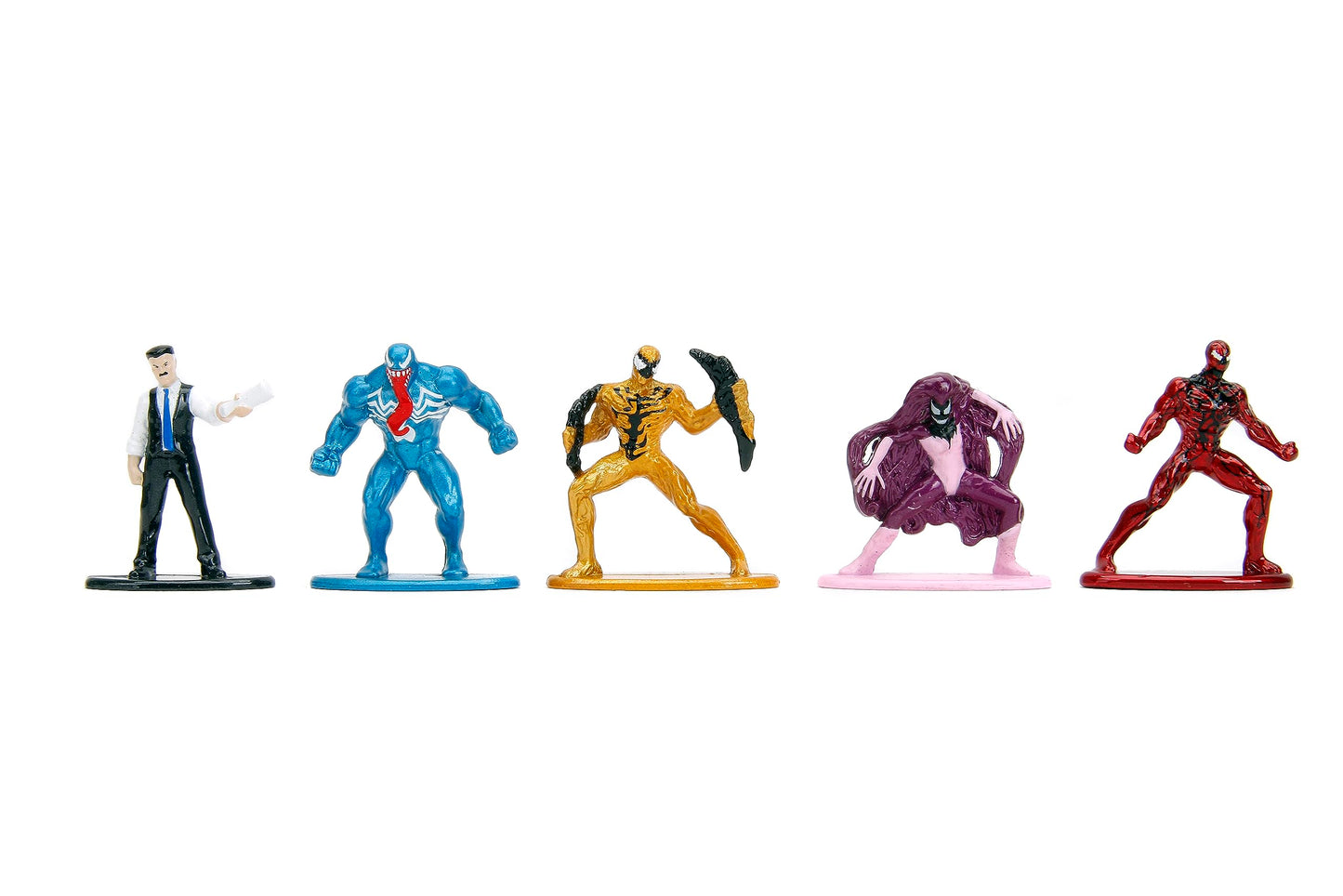 Jada Toys Marvel Spider-Man 18-Pack Die-cast Figures, Multi-color, 1.65 inches, Model 34468