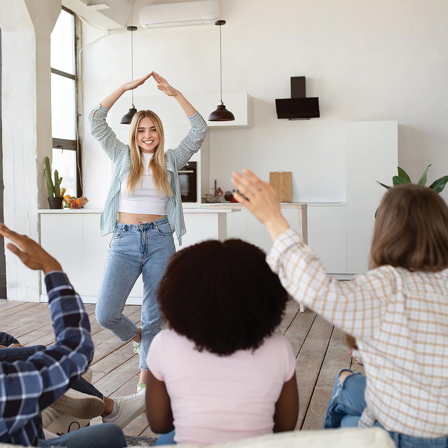 Outset Party Charades Game - 500 Cards, Timer Included, Family-Friendly Fun, Ages 10+, Orange, Model 11152