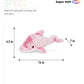 Puzzled DolliBu Pink Dolphin Super Soft Stuffed Animal  Cute Realistic Stuffed Animals for Girls. Boys and mature-themeds Animal Gifts  Kids Ocean Life Nursery D?cor for Newborn - 14 inch