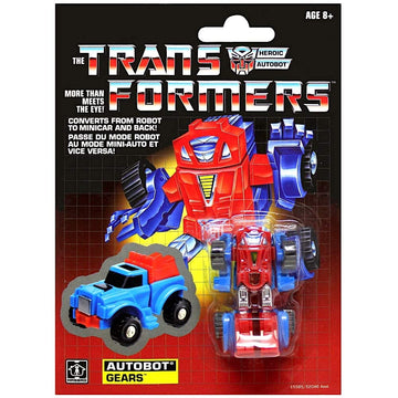 Transformers Autobot Gears Retro Mini Action Figure 3 Exclusive