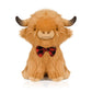 Yzxzm Scottish Highland Cow Stuffed Animal, Christmas Cow Plush Toy, Cute Christmas Stuffed Toys For Kids, 9.8 Inch