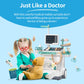 Deejoy Toy Doctor Kit for Kids, Pretend Medical Station Set for Boys & Girls, 26 Accessories Mobile Cart with Lights and Thermom