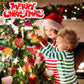 36Pcs Christmas Set Pop Fidget Toys Push Pop It Bubble Fidget Sensory Toy Pop It Fingertip Keychain Decompression Bubble Toys Fo