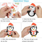 Fennoral 12 Pack Christmas Crafts For Kids Christmas Foam Stickers With Snowman Penguin Santa Claus Elf Gingerbread Man Reindeer