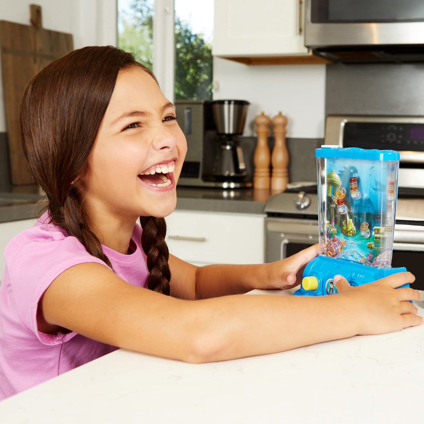 Clawsome! Submarings Handheld Water Game | Retro Mini Ocean Ring Toss Stem Toys For Adults, Girls & Boys Ages 6-12