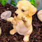 Ebros Realistic Begging Adorable Labrador Puppy On Hind Legs Statue 6.25' Tall Pet Pal Labradors Dog Breed Collectible Lifelike Details Resin Decor Figurine With Glass Eyes Animal Sculpture