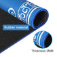 GUSTARIA Mahjong Mat - 31.5"x31.5" Blue Rubber Anti-Slip with 3 Dice & Carrying Bag for Board Games