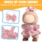 AICase for Labubu Clothes/for Labubu Outfits Clothes Set for 17cm Lububu Doll 2 Piece enhanced Dresses Set elegant Clothing for LA BUBU Girls Stylish Adorable Dolls Clothes Accessories (No Doll)_01