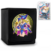 sabermaster 3D Deck Box for YGO MTG - Leather Storage for 110 Cards, 38.45 cu in, Dark Magician Girl Design
