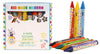 Kid Made Modern Beeswax Crayons For Toddlers & Kids (8 Pieces) - Coloring Non Toxic Crayons With Case (Ages 3+)