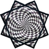 AMAZEABLES Star Air Flow Star, Spinning Cloth Flowstar, Dapo Star, Perfect for Juggling and Flow Arts, Portable and Durable (Bla