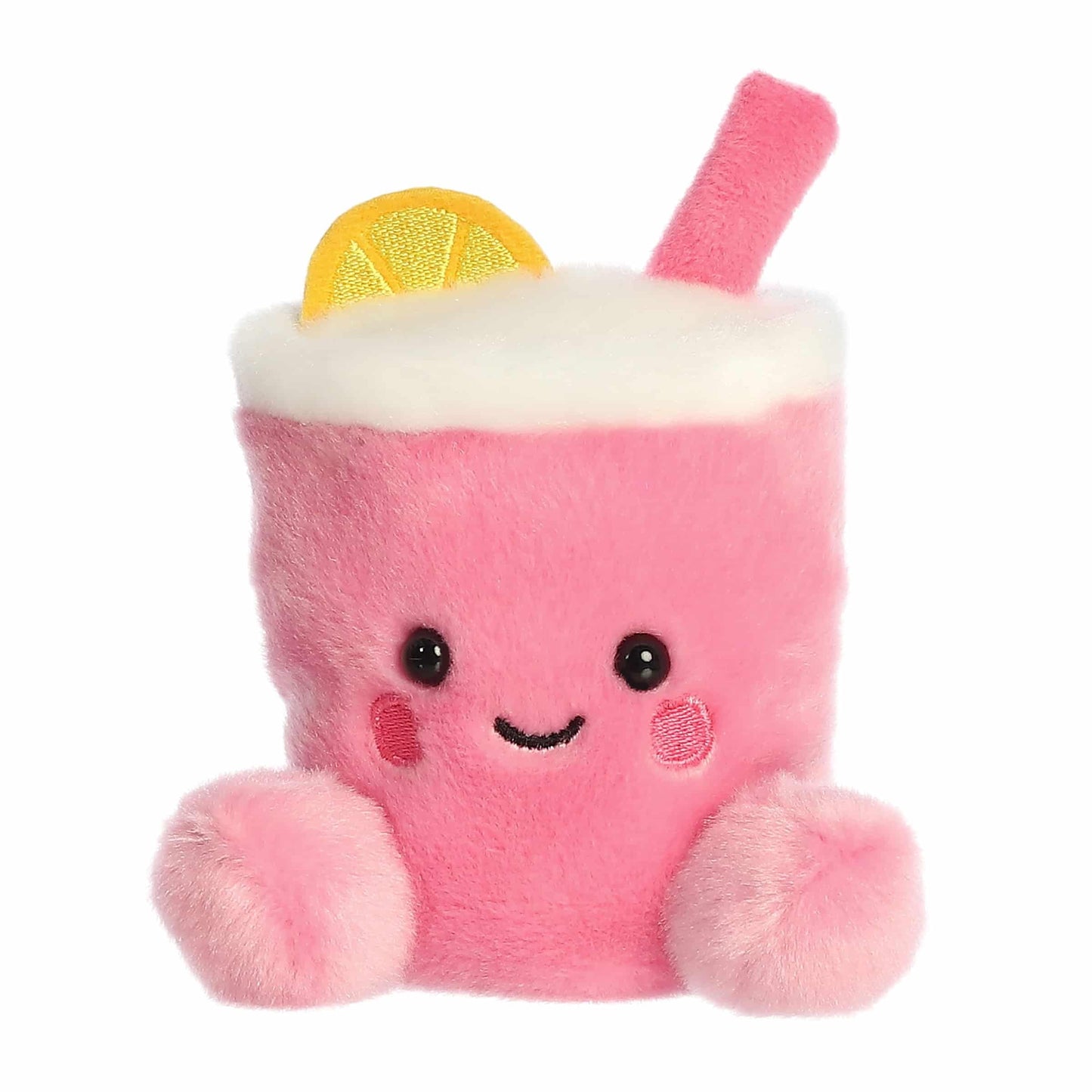 Aurora Adorable Palm Pals Zelie Pink Lemonade Stuffed Animal - Fun Collectible Plush for Kids and mature-themed Collectors - Perfect for Decorating Rooms and Birthday Gifts - 5 Inches