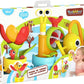 40218 YOOKIDOO Ephemeral Garden Baby Bath Toy with Garden Theme - Bath and Shower Game - Watering Can, Snail, Flowers - Baby Gif