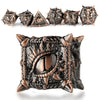 Surpass DND dice Metal dice Dungeons and Dragons dice polyhedral dice Dragon Eye dice Set RPG dice DND Dragon dice Role Playing