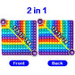 Ek-Memory-Fish Multiplication Game Table Digital Multiplication Board Game, Addition And Multiplication In One, Rainbow Dimple Fingertip Toy, Create Stress-Relieving Math Manipulation (1 Piece)