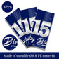 Turypaty 3 Pack Blue Silver 15Th Birthday Tablecloth Decoration For Boy, Navy Blue Happy 15 Table Cover Party Supplies, Fifteen