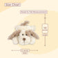 MON AMI 10-Inch Plush Puppy Toy | Soft Brown Stuffed Dog | Premium Handcrafted | Ideal for Kids & Nursery Decor | Model ST1144