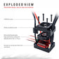 Surpass Hobyy 3650 4350kv Brushless Motor with Waterproof Smart 60A ESC for 1/10 Remote Control Car