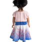 Little Adventures Twirl Princess Doll Dress - Doll Not Included - Machine Washable Child Pretend Play And Party Doll Clothes With No Glitter (Cherry Blossom Twirl)