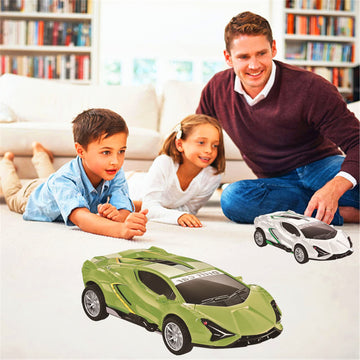 Johehe 2 Pack Race Cars Pull Back, Push Go Inertial Drift Car Models For Toddlers - 3+ Year Old Toys For Kids Ages 4-8 - Perfect