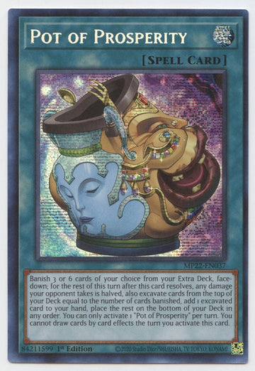 Pot Of Prosperity - Mp22-En037 - Prismatic Secret Rare - 1St Edition