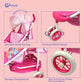 Baby Doll Stroller Anivia Twin Doll Stroller Heart Design Birthday Gifts For Toddlers And Girls Baby Doll Double Stroller, 1:1 Foldable Double Doll